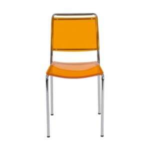  81008 Stefie Stacking Chair in Orange (Set of