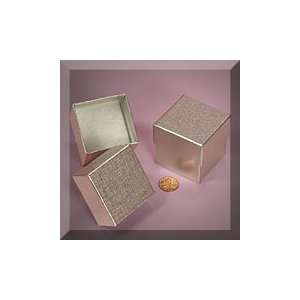  100ea   #22 1 7/8 X 1 7/8 X 2 Silver Linen Jewelry Box 