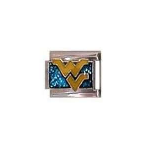 West Virginia Mountaineers Glitter Charm NCAA College Athletics Fan 