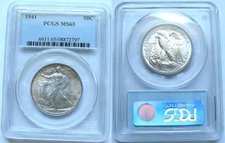 Jetproofs™ proudly offers this 1941 Walker Half 50c PCGS MS65 