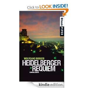 Heidelberger Requiem Kriminalroman (German Edition) Wolfgang Burger 