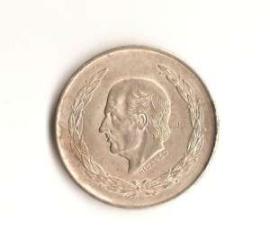 Hidalgo Cinco 5 Pesos Issued 1953  