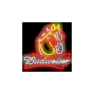  Budweiser Clydesdale Neon Sign