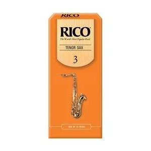  Rico Tenor Saxophone Reeds Strength 3 Box Of 25 