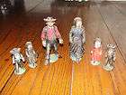 AMISH PEOPLE FIGURES MINIATURE PLAY TOY CAST IRON DECOR  