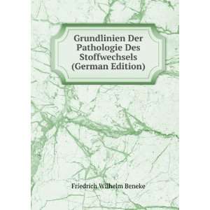   Des Stoffwechsels (German Edition) Friedrich Wilhelm Beneke Books