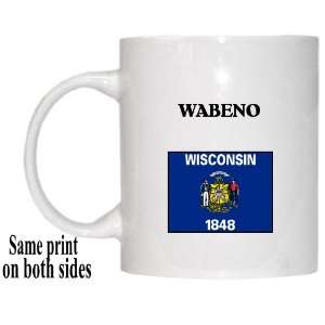    US State Flag   WABENO, Wisconsin (WI) Mug 