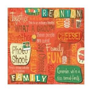 Karen Foster Family Paper 12X12 We Are Family Collage 
