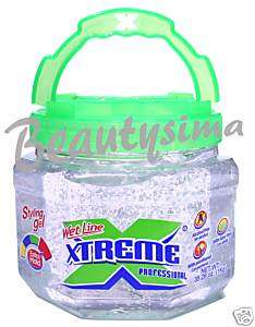 Xtreme Styling Hair Gel Wet Line 1kg Clear Extreme  