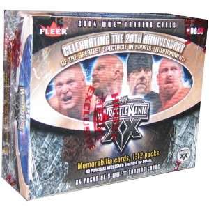  WWE Wrestlemania XX 20Th Anniversary Trading Cards Box 