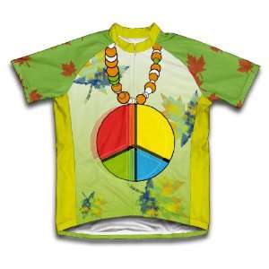  Fall Hippie Cycling Jersey for Youth