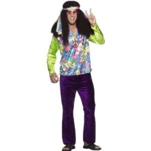  Smiffys Hippy Costume For Men Toys & Games