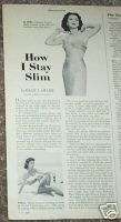 1960 ad Ayds diet candy  weight loss plan  HEDY LAMARR  