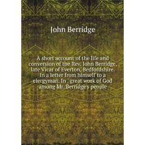   great work of God among Mr. Berridges people John Berridge Books
