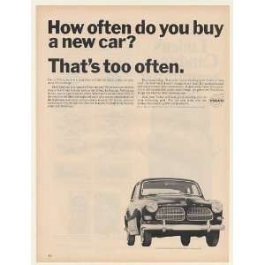  1964 Volvo How Often Do You Buy a New Car Too Often Print 