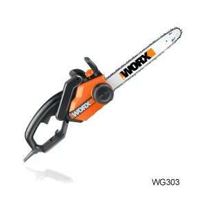  Worx WG303 Chain Saw, 16, Electric, 110 Volt Patio, Lawn 