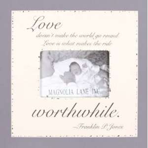  Love Worthwhile tabletop / Wall 11x11 Frame   Franklin P 