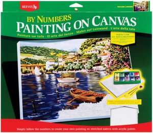   Painting On Canvas Paint By Number Kit 11X14 