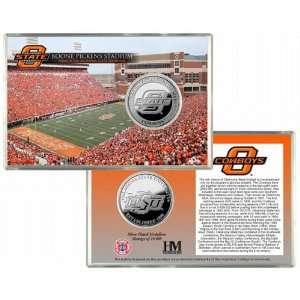   State University Boone Pickens Stadium Silver Coin Card Sports