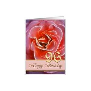  96th Birthday Rose Card Toys & Games