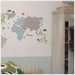  kidsLAB World Map Wallstickers Toys & Games