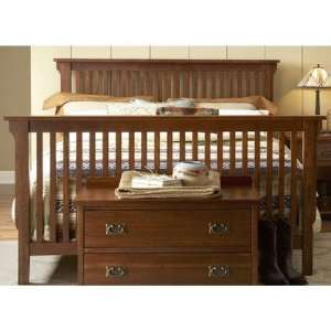 Mastercraft Collections 980X Prairie Mission Solid Oak Slat Bed in 