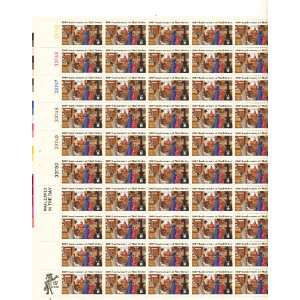 Rural Post Office Store Full Sheet of 50 X 8 Cent Us Postage Stamps 
