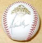 JAMIE MOYER SIGNED 2008 WORLD SERIES MLB GAME BASEBALL 