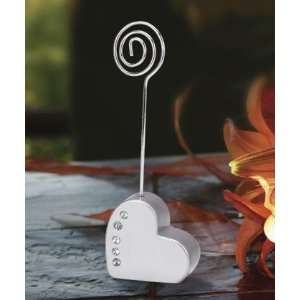  Wedding Favors Heart shaped place card holder Health 
