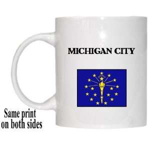  US State Flag   MICHIGAN CITY, Indiana (IN) Mug 