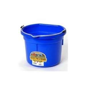 PACK FLAT BACK PLASTIC BUCKET, Color BLUE; Size 8 QUART (Catalog 