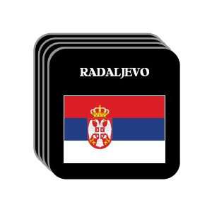  Serbia   RADALJEVO Set of 4 Mini Mousepad Coasters 