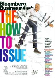 2011 Bloomberg Businessweek Magazine Richard Branson   The How to 