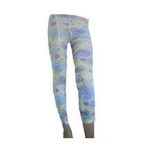  Floral Print Capri Tights/ Leggings By Cathy Rose (One 