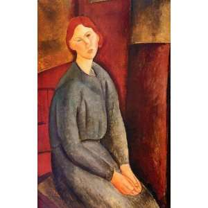  Oil Painting Annie Bjarne Amedeo Modigliani Hand Painted 