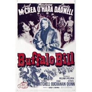  Buffalo Bill (1944) 27 x 40 Movie Poster Style B