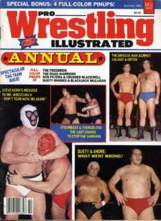 ANDRE THE GIANT Pro Wrestling Illustrated Annual 1984 Summer Magazine 