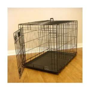 Majestic Pet Products Single Door Folding Dog Crate Cage, 30l X 24w 