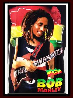 Bob Marley Raggae Ganja Weed Jamaica smoke Shirt L  