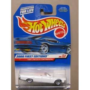  Hotwheels 1964 Lincoln Continental 2000 063 1st Editions 