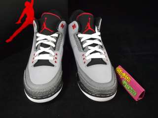 Nike Air Jordan 3 III Retro Stealth Red Black US8~11.5 Basketball 