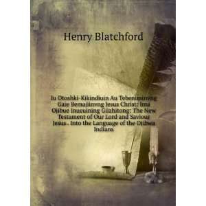   . Into the Language of the Ojibwa Indians Henry Blatchford Books