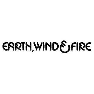 EARTH WIND AND FIRE BAND WHITE LOGO DECAL STICKER