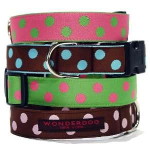  Wonderdog New York Spot Collar   Guava