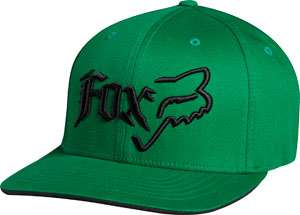 Fox Racing Side Head Flexfit Hat Green X Small/Small  