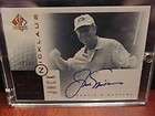 2001 UD SP Authentic Jack Nicklaus SOTT Gold 17/25 Autograph Signed