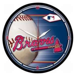  Atlanta Braves Round Clock