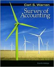 Survey of Accounting, (0324658265), Carl S. Warren, Textbooks   Barnes 