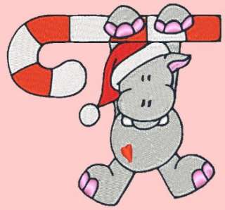CANDY CANE CRITTERS 14 MACHINE EMBROIDERY DESIGNS (AzEB  