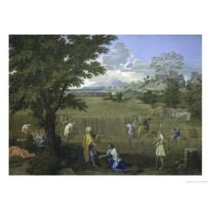 Ruth and Boaz, c.1660 Giclee Poster Print 